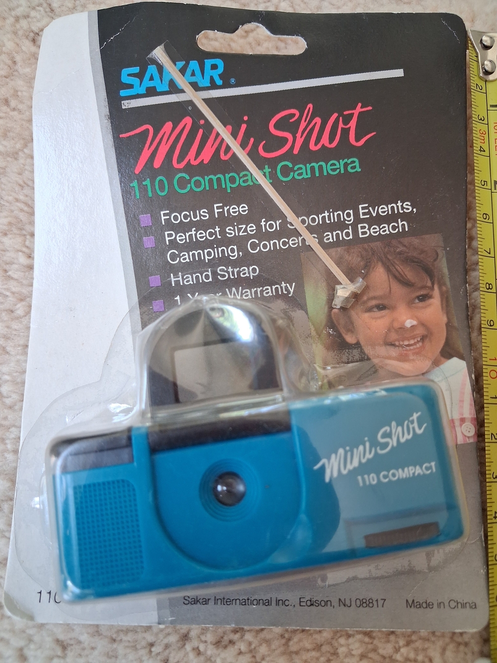 The Sakar Mini Shot 110 Compact Camera - Bright Blue